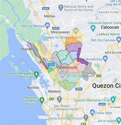 map of valenzuela city|City of Valenzuela Map .